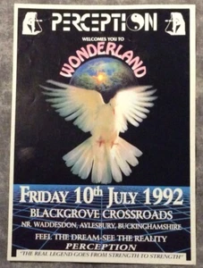 Perception Rave Flyer A4 Near Mint - Bild 1 von 2