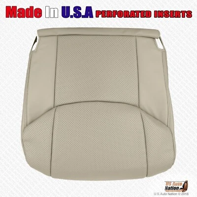 2005 - 2012 For Toyota Avalon  Driver Bottom Perforated Leather Seat Cover Tan - Image 1 of 4