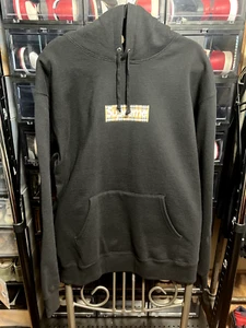 SS22 SUPREME X BURBERRY BOX LOGO HOODIE BLACK SIZE XL New York Bape Japan Palace - Picture 1 of 7