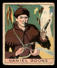 1933 R128 Western Strip Card #16 Daniel Boone GD