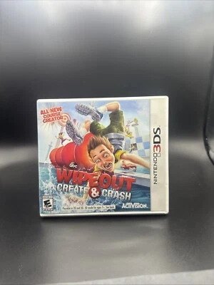 Wipeout: Create & Crash (Nintendo 3DS, 2013) With Box - Image 1 of 4