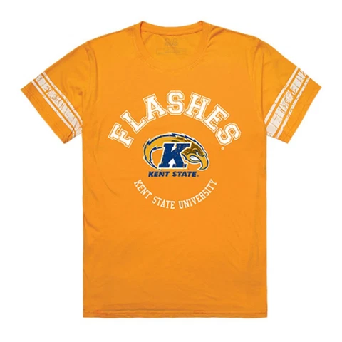 Kent State University The Golden Flashes NCAA Men's Football Tee T-Shirt Gold Cover