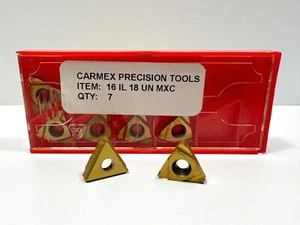 CARMEX 16 IL 18 UN New Carbide Inserts Grade MXC 7pcs - Picture 1 of 2