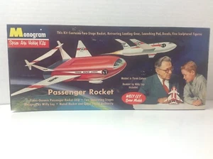 Monogram 1:192 Willey Ley Passenger Rocket, Vintage Model Kit PS47-149, Complete - Picture 1 of 4