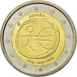 [#465933] Hiszpania, 2 Euro, EMU, 2009, Madrid, MS(63), Bimetaliczny - Zdjęcie 1 z 2
