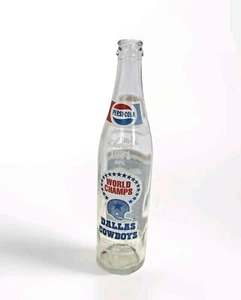 De colección - Campeones Mundiales de la NFL 1971 - Dallas Cowboys - Botella Pepsi de 16 oz #GP-1 - Imagen 1 de 7