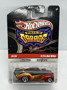 CHASE Hot Wheels Phils Garage 41 Pro Mod Willys Purple Real Riders Chase Signed - Picture 1 of 8