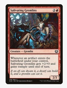 Salivating Gremlins | Kaladesh KLD | Pauper Staple | Affinity Kuldotha Finisher  - Picture 1 of 4