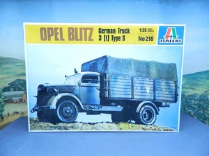 1/35 Kit Italeri No. 216 OPEL BLITZ GERMAN TRUCK 3 (t) TYPE S New in Open Box - Picture 1 of 3