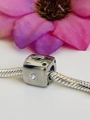 Charm Morellato Dado Con Cristallo 🎲 Linea Drop - Immagine 1 di 4