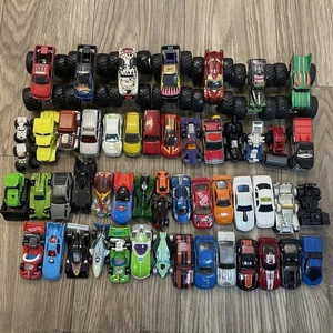 Mattel Hot Wheels großes Lot 52 90er-2010er Die Cast Plastik Autos Trucks Rennwagen - Bild 1 von 7
