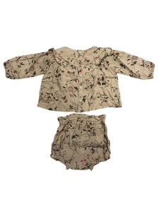 MarMar Copenhagen Baby Girls Tutu / Pava Botanica Bloom Outfit – Size 9M/74–NWT - Picture 1 of 2