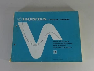 Catálogo De Piezas / Lista De Repuestos / PARTS LIST Honda CB 50 J / F Año 1978 - Imagen 1 de 6