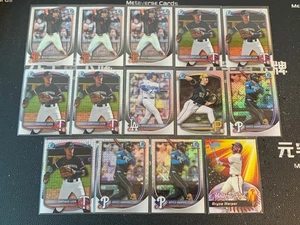 2025 Bowman Chrome Bryce Harper Freddie Freeman Meteoric Rise Mojo Lot*14 - Picture 1 of 2
