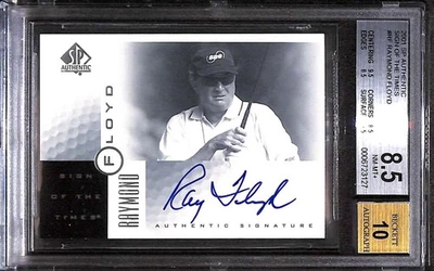 2001 SP Authentic Sign of Times RF Raymond Floyd BAS Auto 10 Autograph C99479 - Image 1 of 3