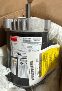 DAYTON General Purpose Motor: Single Phase, 1/3 hp, 115/208-230V AC, 56C (5GD55) - Picture 1 of 6