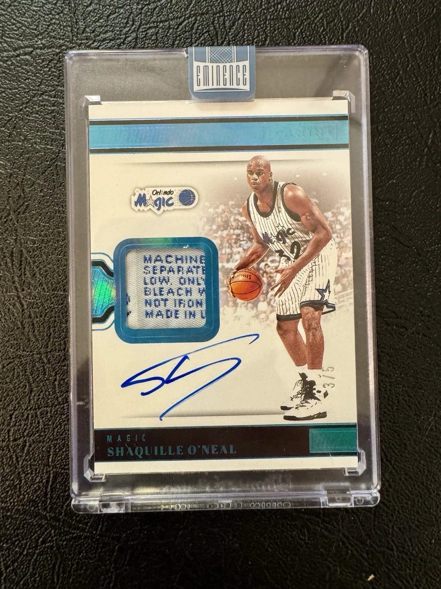 Panini Shaquille O'Neal Autographed Basketball Trading Cards