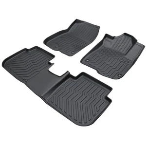 Car Floor Mats For 2023 CRV Hybrid Black All-Weather TPE Rubber Car Mats - Picture 1 of 10