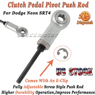 Clutch Pedal Pivot Push Rod Permanent Repair Kit For Dodge Neon SRT4 Alloy Steel - Image 1 of 4
