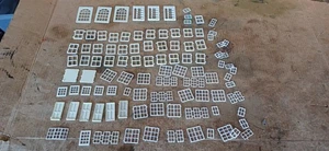 Ratio OO Gauge White Window Job Lot Free P&P - Picture 1 of 9