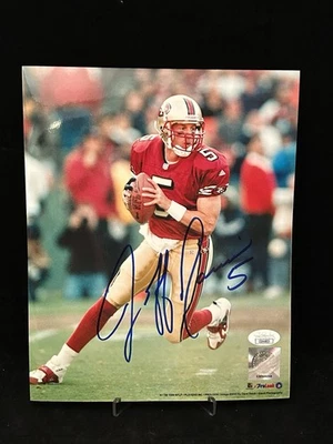 Foto firmada autografiada por Jeff Garcia de los 49ers de San Francisco 8x10 certificado de autenticidad JSA Foto 1 de 4
