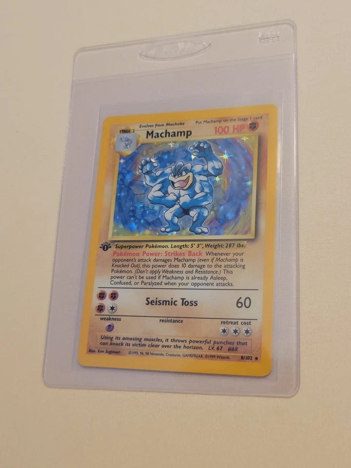 Machamp - Pokemon Base Set 2 2-Player Starter Set  First Edition #8 - Near Mint - Image 1 of 4