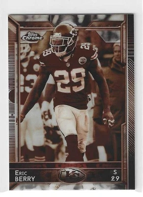 MINI REFRATOR ERIC BERRY 2015 TOPPS CROMADO KANSAS CITY CHIEFS $1.99 QUARTO - Imagem 1 de 2
