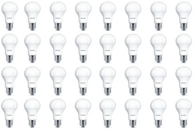 32 x Philips LED Frosted E27 Edison Screw 75w Warm White Light Bulbs Lamp 1055Lm - Image 1 of 3