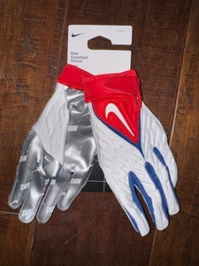 Nike Superbad Football Gloves Men's Large USA Red/White/Blue NWT - Picture 1 of 1