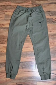 Nike Sportswear Boys Pull On Drawstring Jogger Tapered Pants Size L Olive Green - Picture 1 of 12