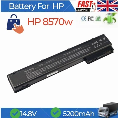 ✅VH08XL Battery QK641AA VH08 For HP EliteBook 8760w 8770w series HSTNN-LB2P - Image 1 of 4