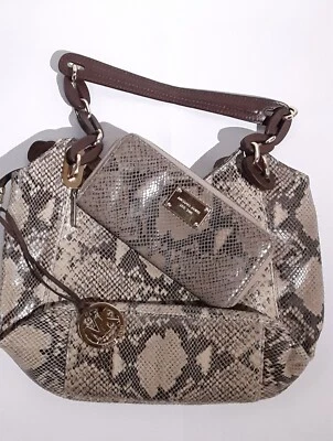 MICHAEL Michael Kors Python Embossed 'Lilly' Tote And Wallet - Image 1 of 4