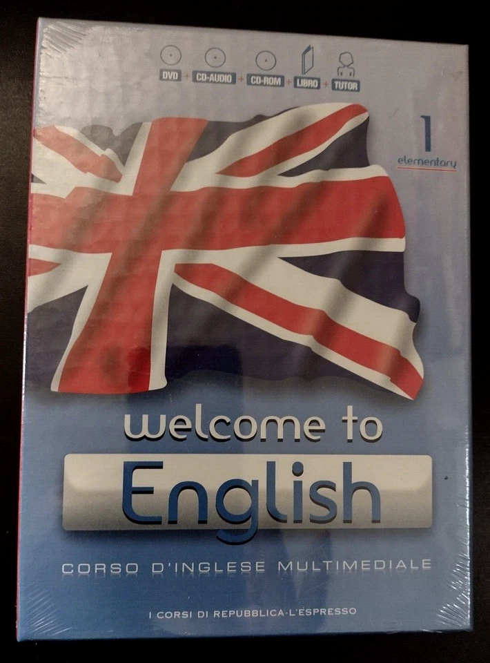 WELCOME TO ENGLISH v.1 corso d'inglese multimediale / libro+2 CD +DVD/Repubblica - Immagine 1 di 1