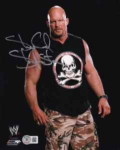Stone Cold Steve Austin Signed 8x10 Photo BAS COA WWE Legend Picture Autograph N - Picture 1 of 24