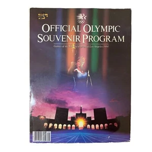 Official Olympic Souvenir Program Los Angeles 1984 Games - Vintage Collectible - Picture 1 of 6