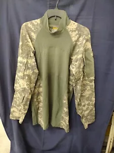 Nueva Camisa de Batalla Massif ACU ARMY Camuflada Combate ~ Etiqueta Amarilla ~ Talla MEDIANA - Imagen 1 de 4