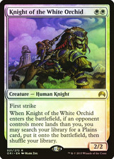 KNIGHT OF THE WHITE ORCHID (Foil) - MTG Magic Origins Foil Rare Creature
