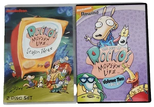Best of Rocko's Modern Life Vol 2 & Season Three DVD 2012 - 4 Disc Set Bulk Lot - Picture 1 of 13