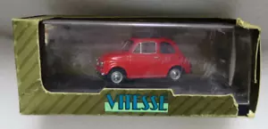 1.43 EARLY VITESSE FIAT 500 F 1965 CLOSED ROOF RED L094 A DAMAGED BOX - Picture 1 of 5