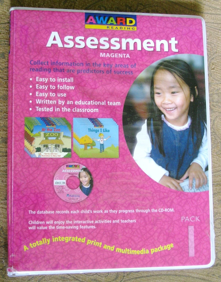 Award Reading ASSESSMENT Program Pack 1 MAGENTA Kindergarten  NIP - Image 1 of 1