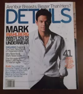 DETAILS MAGAZINE FEBRUARY 2002 MARK WAHLBERG JESSICA BIEL - Imagen 1 de 2
