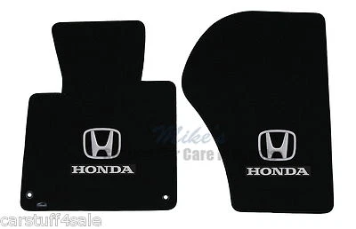 Alfombrillas delanteras LLOYD MATS Classic Loop™ con licencia Honda S2000 (negras) con logotipo Foto 1 de 4