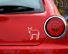 Katalanischer Esel Aufkleber Outline  Autoaufkleber Sticker Folienaufkleber
