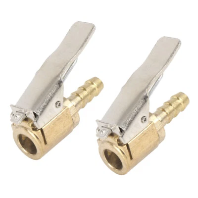 UXCELL 2pcs 6mm Mandrin Pneu Clip Air Gonfleur Pompe Adaptateur pour Véhicule