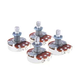 Potenciómetros para guitarra Alpha 4 piezas cónica lineal completa B500K eje dividido - Imagen 1 de 4