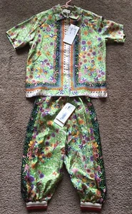 Authentic Gucci Floral Kids 2 Pc Set Size 5/6 - Picture 1 of 10
