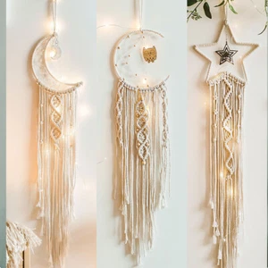 Tapiz Bohemio Borla Macramé Tejido Colgante de Pared Hogar Arte Decoración Artesanía Regalo - Imagen 1 de 22