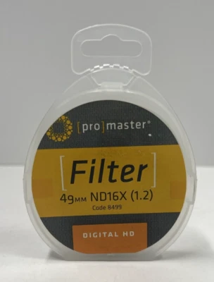 Promaster Digital HD Filter 49mm ND16x (1.2) Code 8499 - Image 1 of 4