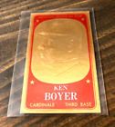 1965 Topps Embossed KEN BOYER #47 Gold Foil MLB BASEBALL CARD