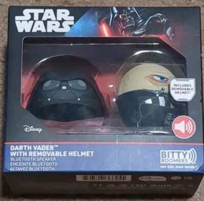 Bitty Boomers Star Wars Darth Vader Mini Bluetooth Speaker NEW - Image 1 of 4